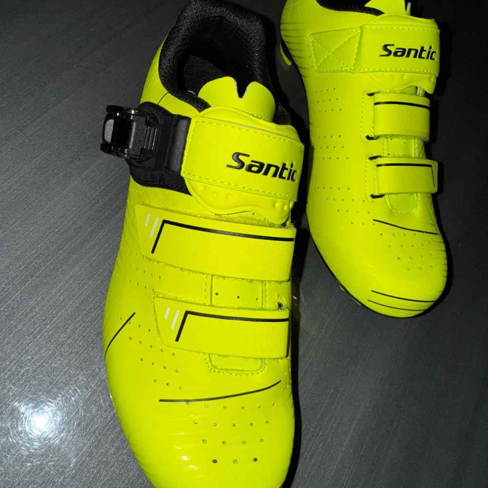 Santic Men's Athletic Cycling Shoes - Neon Yellow